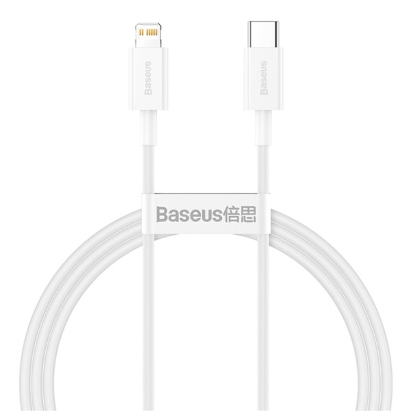 Baseus Snabbladdnings Kabel USB C till Lightning 20W 1m