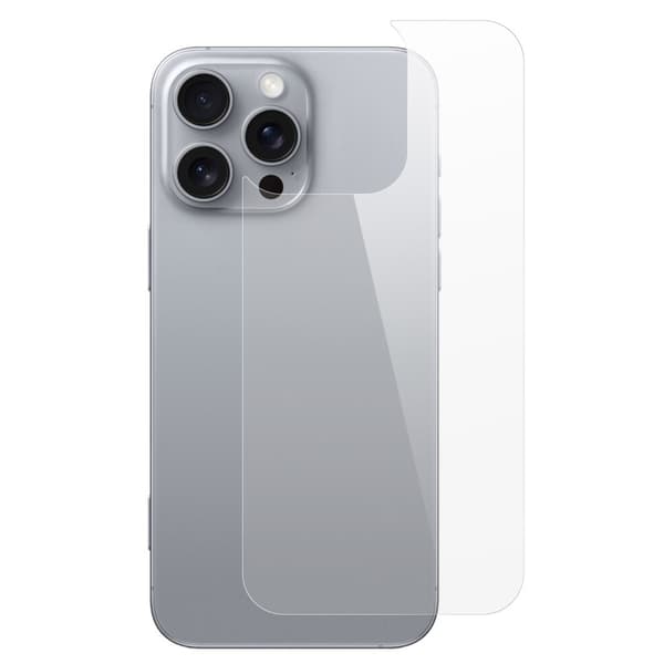 iPhone 16 Pro Max Bagside Hærdet Glas 0,3mm