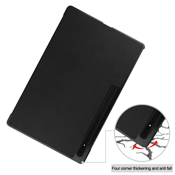 Samsung Galaxy Tab S10 Ultra Fodral Tri-fold Svart