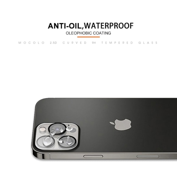 Mocolo Heltäckande Kameraskydd iPhone 14 Pro Max Härdat Glas