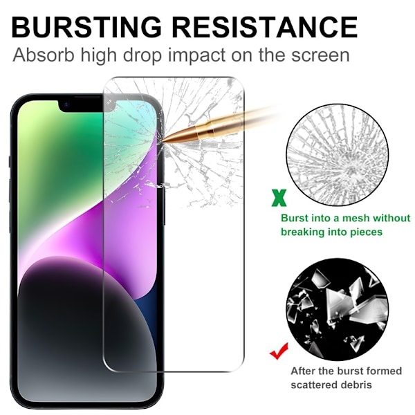Hærdet Glas 0,3mm Skærmbeskytter iPhone 15 Pro Max