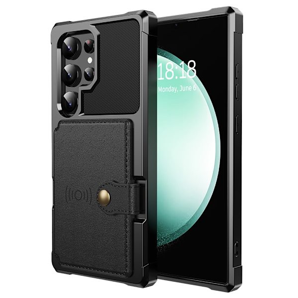 Multi-Slot Etui Samsung Galaxy S24 Ultra Sort