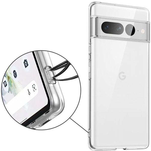 Google Pixel 7 Pro Etui TPU Klar