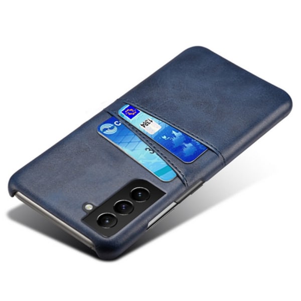 Nahkakotelo Korttitasku Samsung Galaxy S22 Plus Sininen