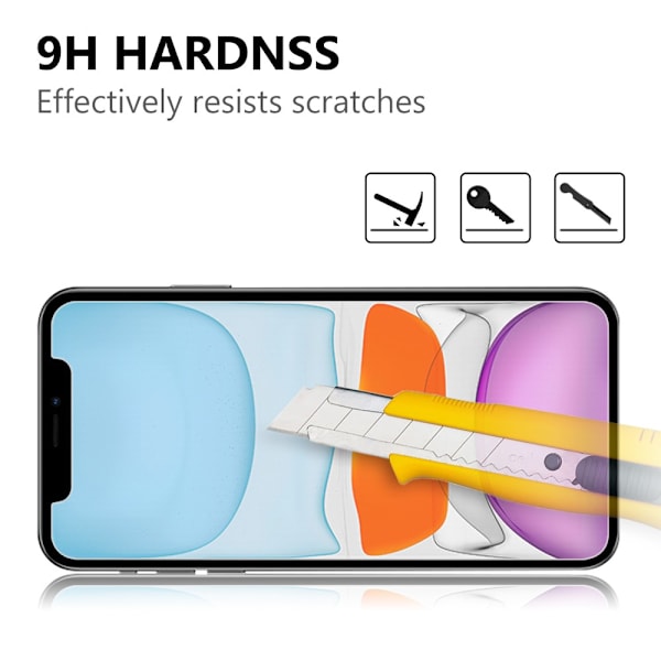 Skærmbeskyttelse 0,3 mm Hærdet Glas iPhone 12/12 Pro 2-Pack