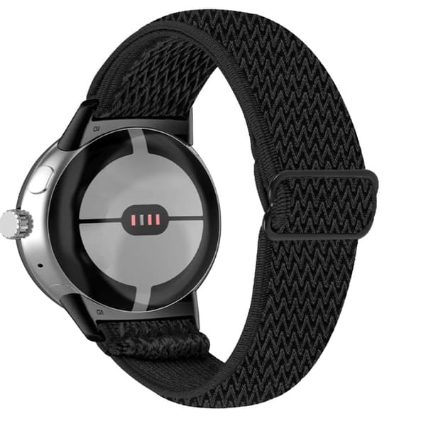 Vævet Nylonarmbånd Google Pixel Watch 3 41mm Sort