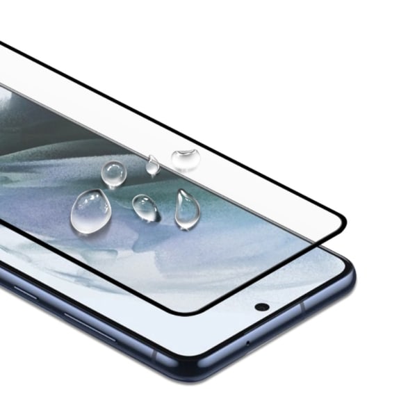 Mocolo Heltäckende Hærdet Glas Skærmbeskytter Galaxy S21 FE Sort