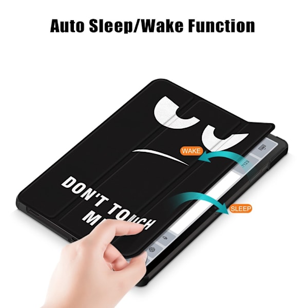 Samsung Galaxy Tab S9 Fodral Tri-fold Don't Touch Me