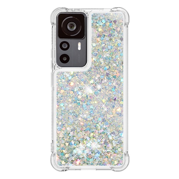 Glitter Bling TPU -kotelo Xiaomi 12T -hopea