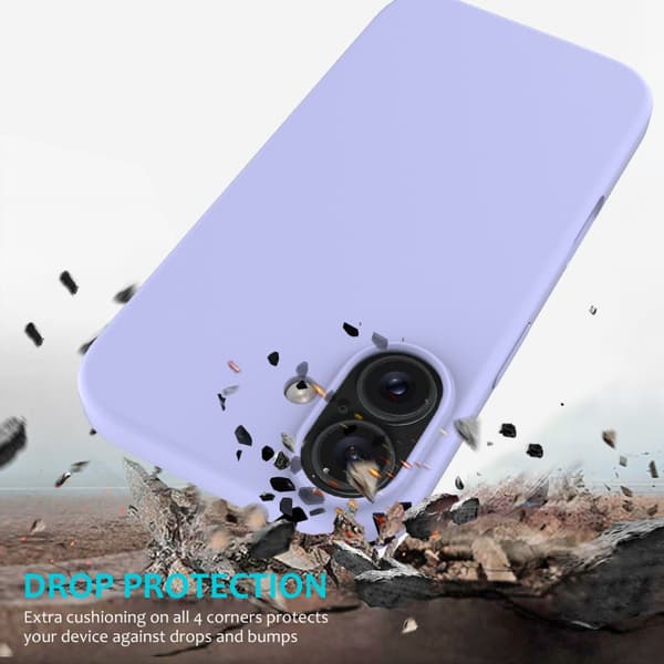 Silikonecover iPhone 16 Plus Lilla