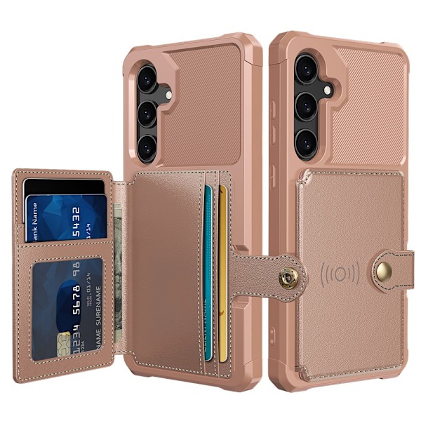 Multi-Slot Case Samsung Galaxy S25 Rosa