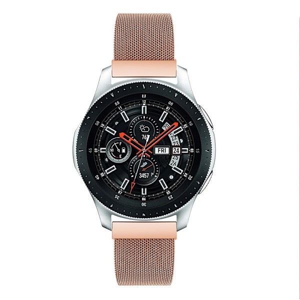 Milanese Loop Armband Samsung Galaxy Watch 46mm Rose Guld