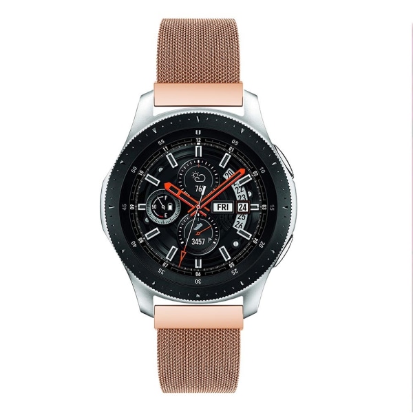 Milanese Loop -ranneke Samsung Galaxy Watch 46mm Rose Gold