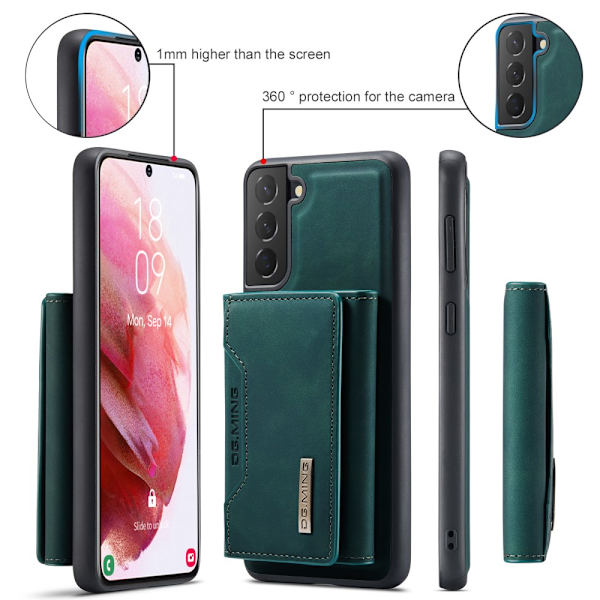 DG.MING 2 in 1 Magnetic Card Slot Case Samsung Galaxy S24 Green
