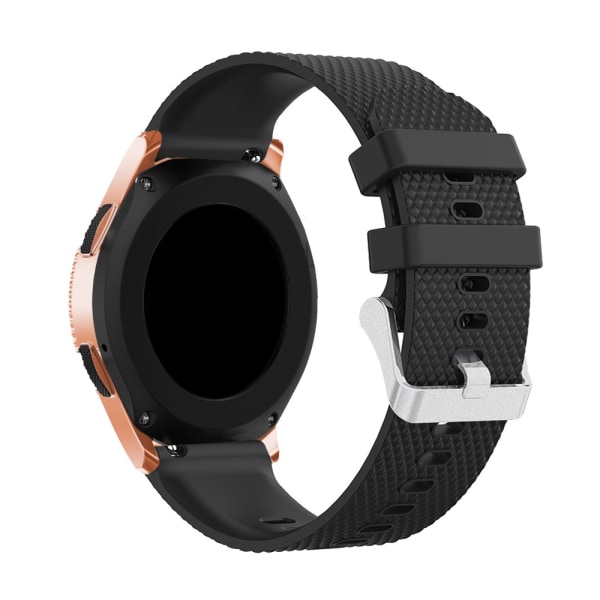 Silikone armbånd Samsung Galaxy Watch 42mm Sort