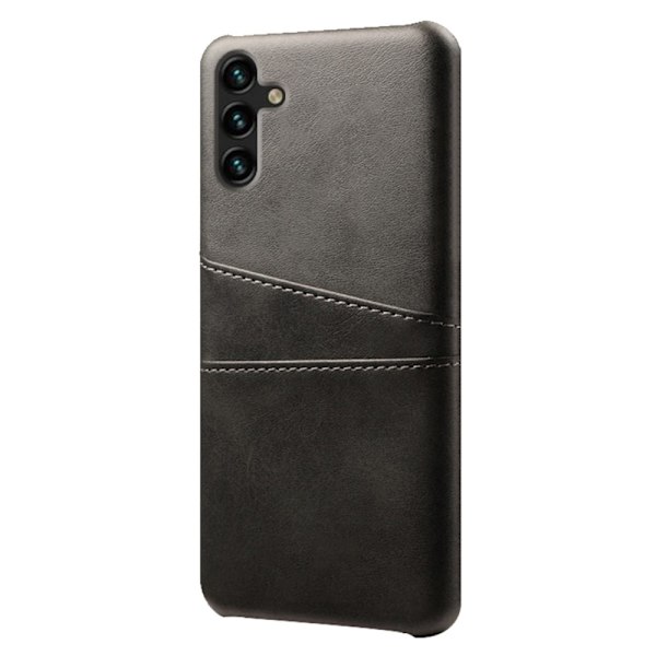 Læderskal med kortholder Samsung Galaxy A34 Sort