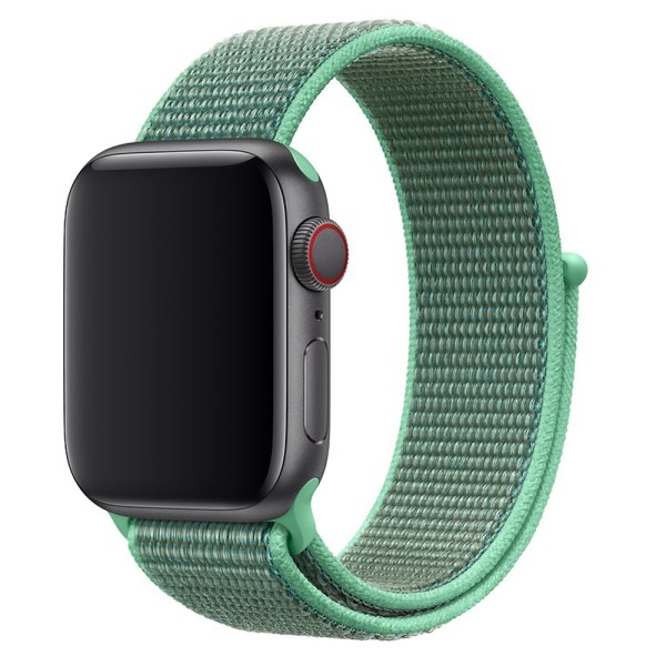 Nylonarmband Apple Watch 45mm Series 9 Grön
