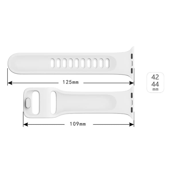 Silikon Band Apple Watch 45mm Series 9 Vit