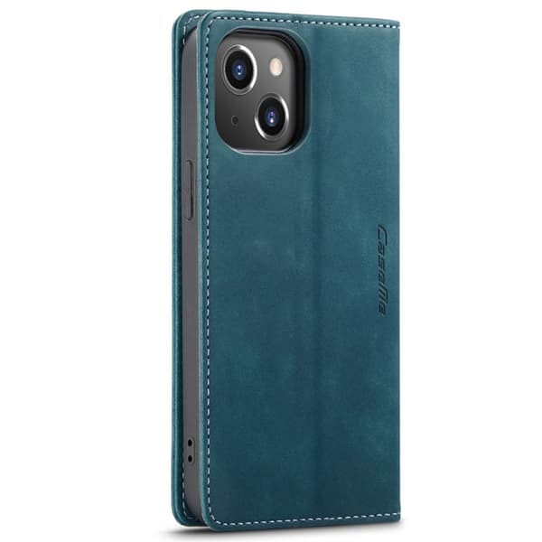 CaseMe Slim Plånboksfodral iPhone 14 Blå