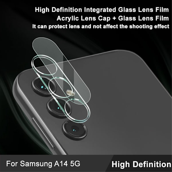 IMAK Hærdet Glas Linsebeskyttelse Samsung Galaxy A14 Transparent