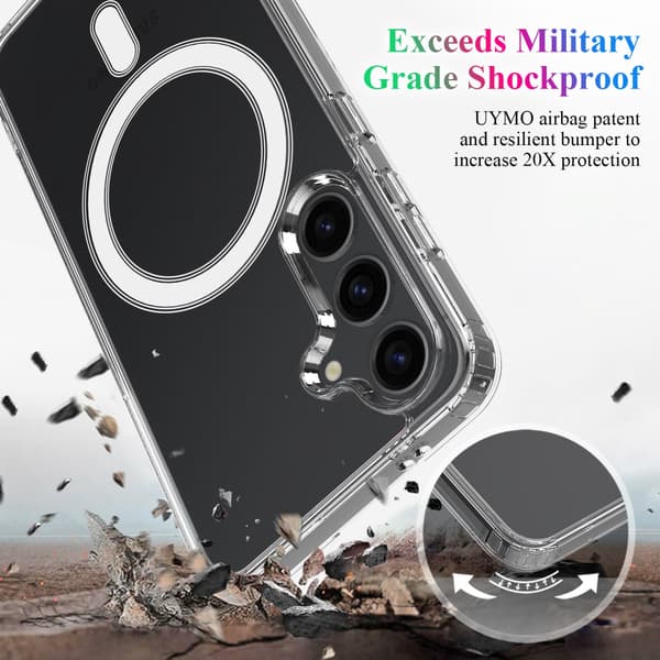 MagSafe Cover Samsung Galaxy S25 Plus Transparent