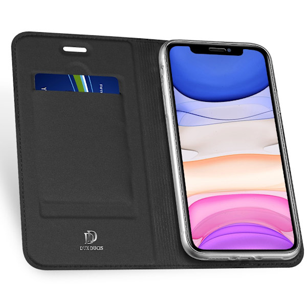 Dux Ducis Skin Pro Läderfodral iPhone 11 Svart