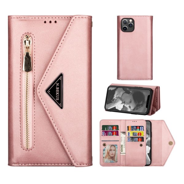 Plånboksfodral iPhone 13 Mini Rose Guld