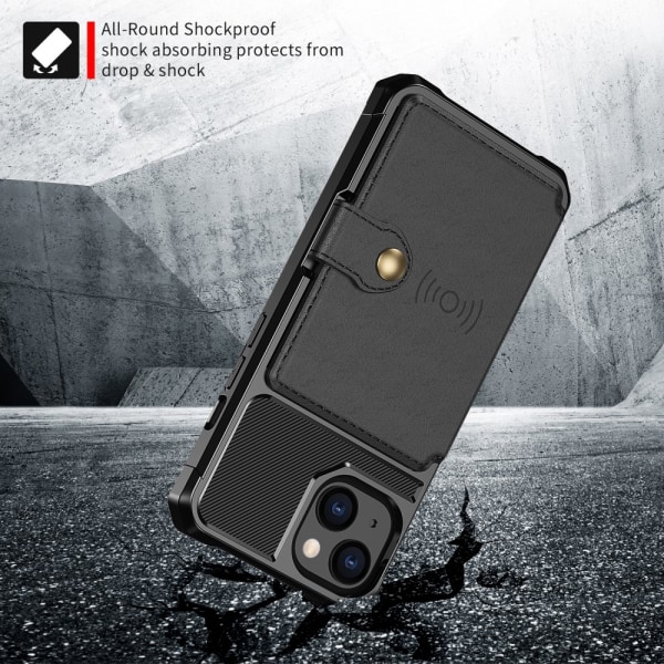 Multi-Slot Skal iPhone 13 Sort