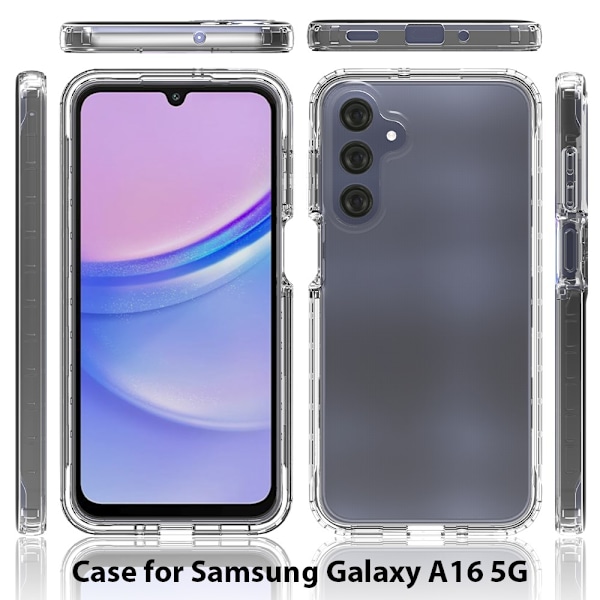 Allround-kotelo Samsung Galaxy A16:lle, läpinäkyvä