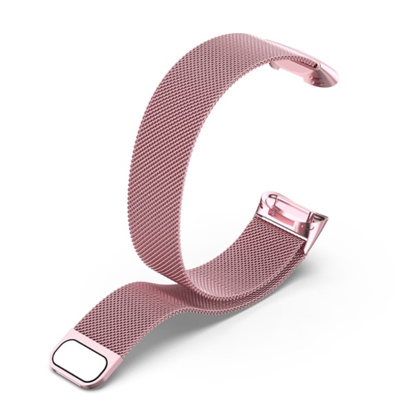 Milanese Loop Armband Fitbit Charge 5 Rosa