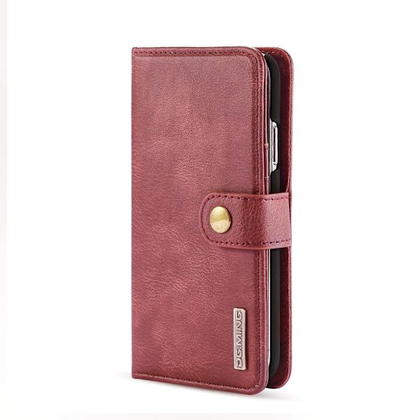 DG.MING 2-in-1 Magnet Wallet iPhone 11 Red
