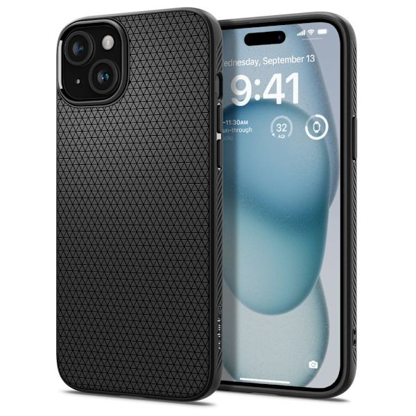 Spigen iPhone 15 Cover Liquid Air Sort