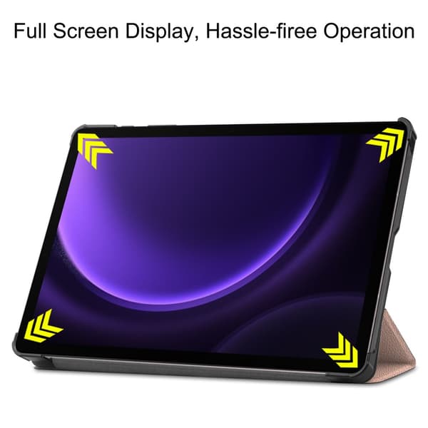 Samsung Galaxy Tab S9 FE Etui Tri-fold Rosa