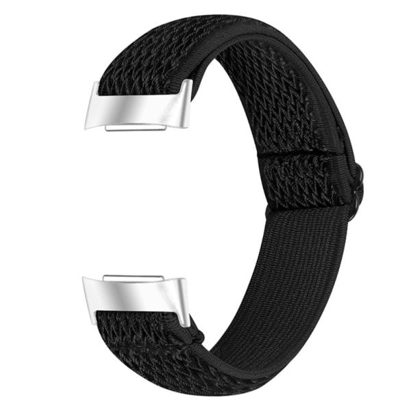 Vävd Nylonarmband Fitbit Charge 6 Svart