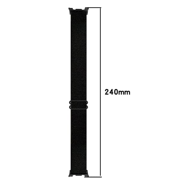 Elastiskt Nylonarmband Samsung Galaxy Watch 8 44mm Mörkblå
