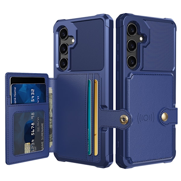 Multi-Slot Etui Samsung Galaxy S25 Blå