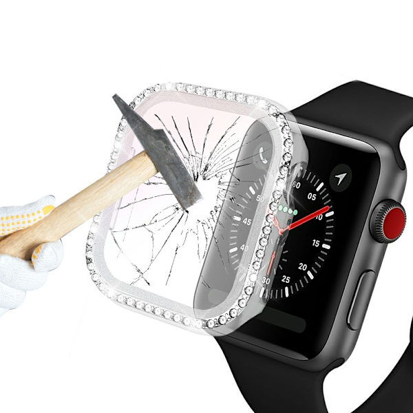 Apple Watch 40mm Etui og Skærmbeskyttelse Hærdet Glas Transparent