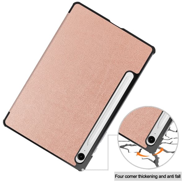 Samsung Galaxy Tab S10 FE Cover Tri-fold Rosa