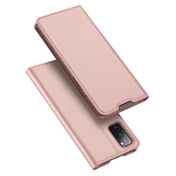 Dux Ducis Skin Pro -nahkakotelo Samsung Galaxy S20 FE vaaleanpunainen