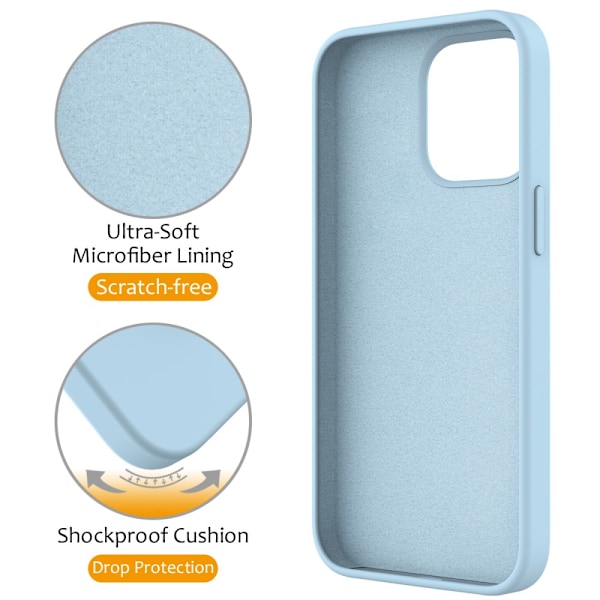 Silikonikuori Kickstand MagSafe iPhone 16 Pro Sininen
