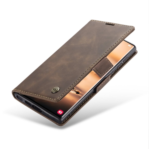CaseMe Slim Wallet Case Samsung Galaxy S23 Ultra Brown