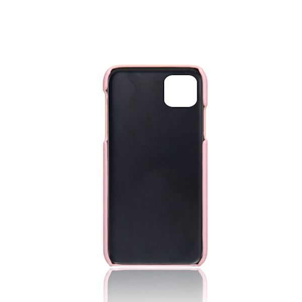Läderskal Med Kortfack iPhone 12/12 Pro Rosa