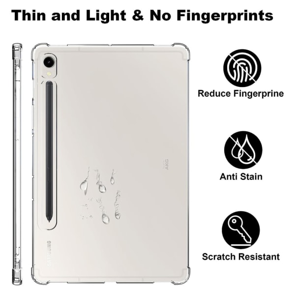 Skal Samsung Galaxy Tab S9 TPU Transparent