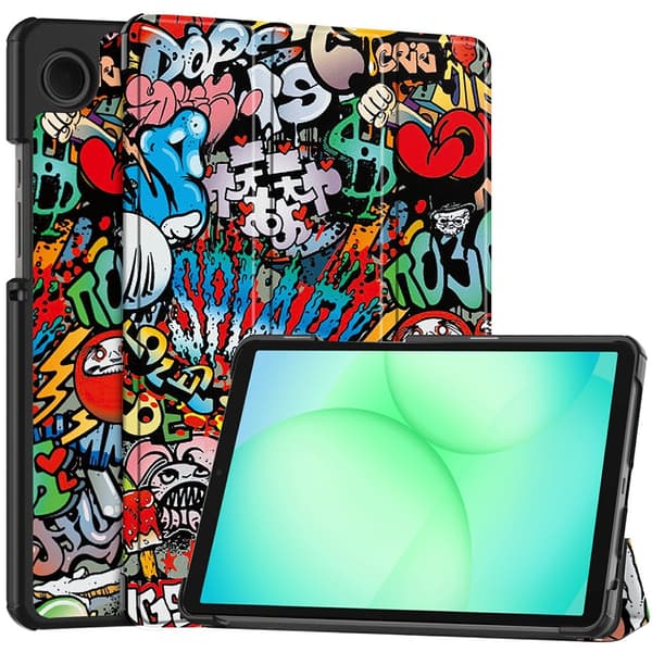Samsung Galaxy Tab A11 Kotelo Tri-fold Graffiti