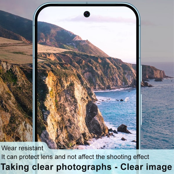 Imak Hærdet Glas Linsebeskytter Google Pixel 9 Pro XL Sort
