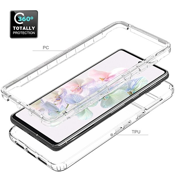 Allround Cover Skal Google Pixel 7 Transparent