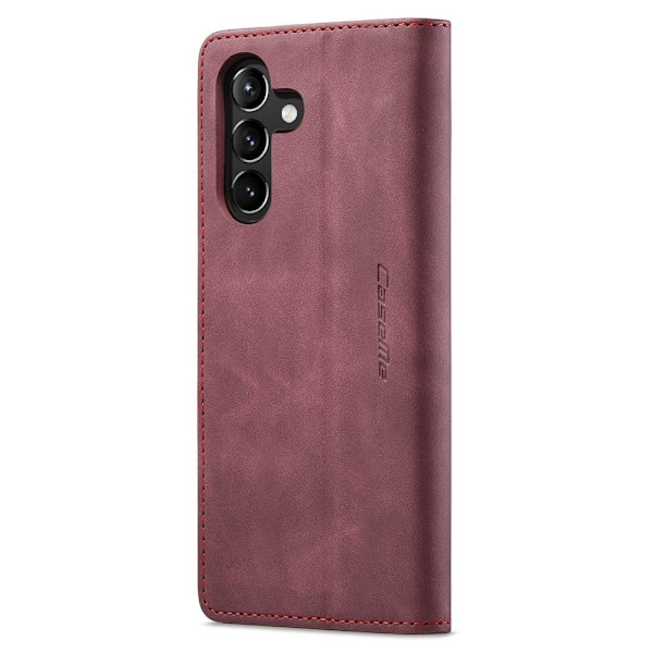 CaseMe Slim Lompakkokotelo Samsung Galaxy A54 Punainen