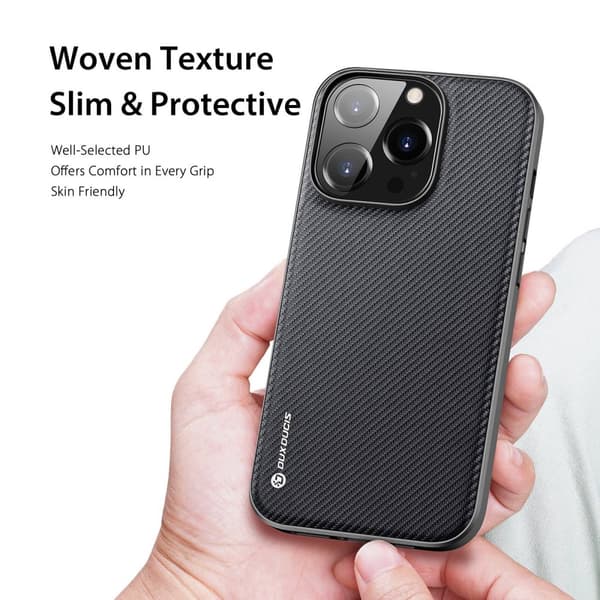 Dux Ducis Fino Series Cover iPhone 14 Pro Sort