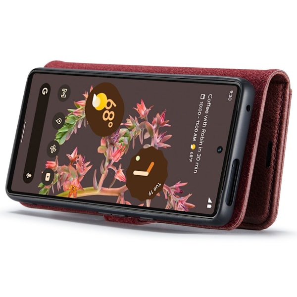 DG.MING 2-in-1 Magnet Wallet Google Pixel 7 Red