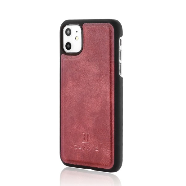 DG.MING 2-in-1 Magnet Wallet iPhone 11 Red